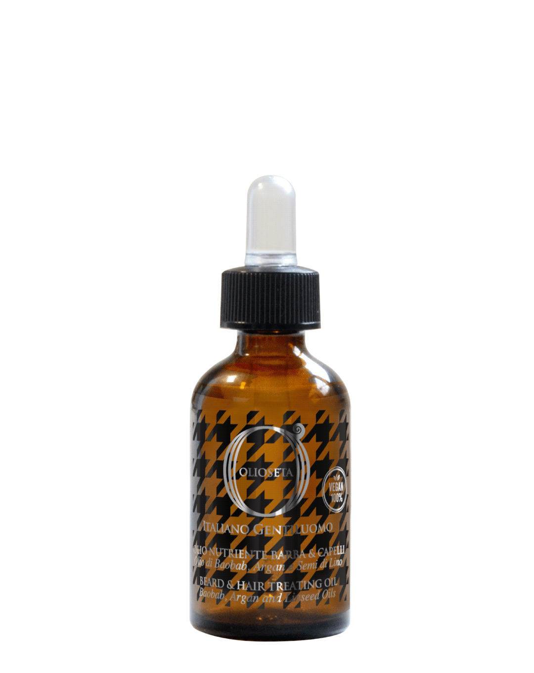 Olioseta Italiano Gentiluomo Olio nutriente barba e capelli uomo Barex Italiana