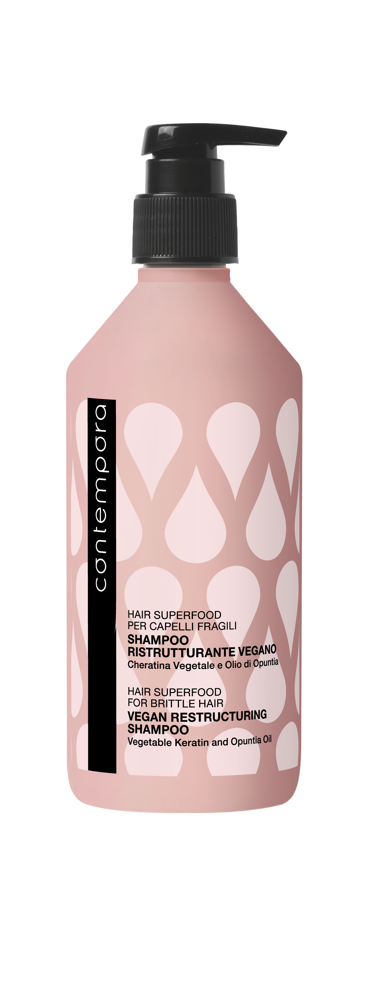 Contempora Shampoo Ristrutturante vegano capelli sfibrati danneggiati Barex