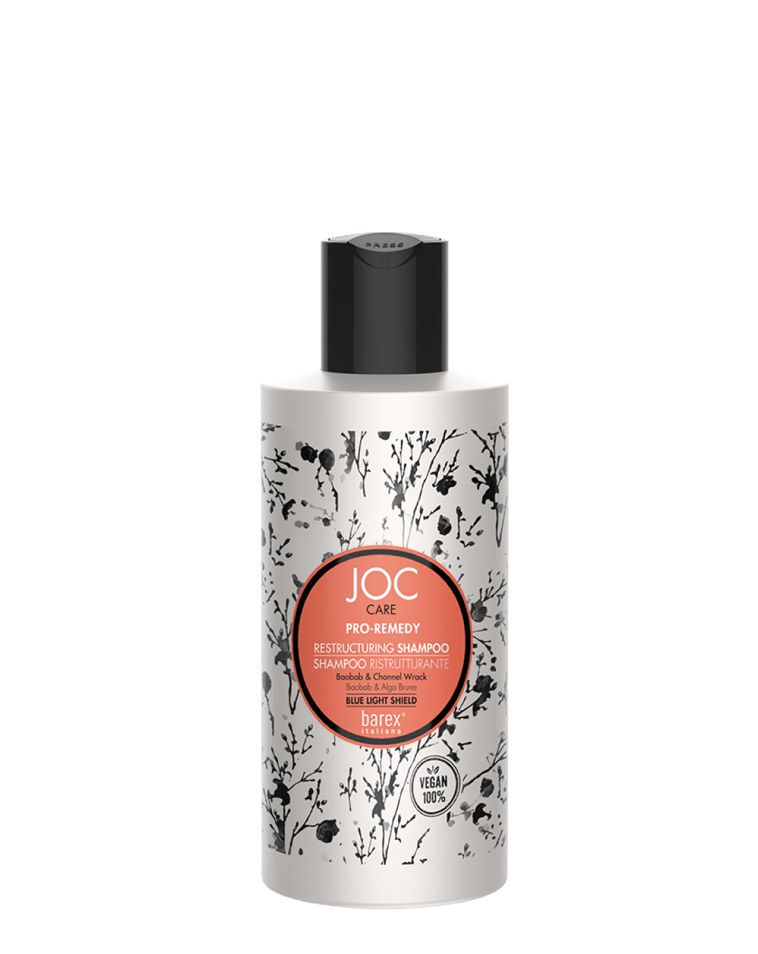 Joc Care Shampoo Ristrutturante capelli danneggiati Barex Italiana