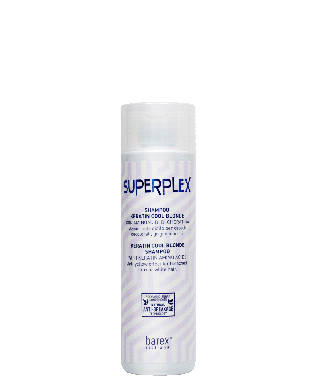 Superplex Shampoo Keratin Cool Blonde capelli biondi antigiallo Barex Italiana
